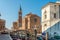 View at the church of Holy Trinity in Chioggia - Italy