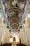 View of a church interior in medieval town Province of L \'Aquila Abruzzo Italy