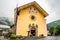 View at the Church of Notre Dame Assumption in Valloire - France