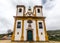 View of a church of ouro preto in minas gerais