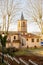View of the church of Saint Christophe in the small town of Mazaugues in the Var department, in France
