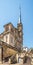 View at the Church of Saint Maimboeuf in the streets of Montbeliard in France