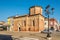 View at the church of Saint Martin in the streets of Chioggia in Italy