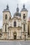 View at the Church of Saint Pierre in the streets of Chalon sur Saone in France