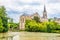 View at the Church of Saint Sulpice in Le Bugue ,France