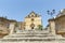 View of church in the spanish old town Felanitx on Mallorca island