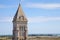 View at church tower on island of Noirmoutier in France