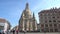 View of the Church of the Virgin Frauenkirche. Dresden, Germany