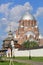 View of the churches of Convent of St. John the Forerunner. Town of Sviyazhsk, Republic of Tatarstan, Russia