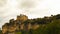 View of ChÃ¢teau de Beynac at Beynac et Cazenac from Le Jardin Marqueyssac France