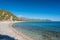 View of Cirali Olympos beach in Turkey