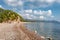 View of Cirali Olympos beach in Turkey