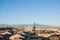 View of Cittadella, walled city in Italy