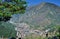 View of the city of Andorra la Vella from the mountain