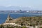 View of the city of Cagliari in Sardinia, Italy