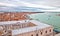 View on city and Canal Grande in Venice