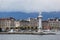 View of city of Geneva