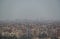 View on the city of Giza in a morning with smog, outskirts of Cairo, as seen from the Giza Plateau. Panoramic Shot Of Cityscape