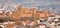 View of the city of Guadix from the viewpoint of the caves