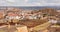 View of the city of Guadix from the viewpoint of the caves
