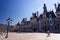 View of the city hall of Paris called Hotel de ville, France