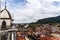 View of the city of Iguape from the tower of the Basilica of Senhor Bom Jesus de Iguape