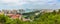 View of the city, Malagueta Bullring, port and the Cathedral from the Gibralfaro viewpoint