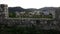 The view on the city of Mostar at dusk, Bosnia and Herzegovina