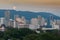 View of the city of Penang Malaysia