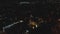 View of the city of Perth from the CBD by night, camera panning horizontally