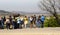 A view of the city of Pest from the hills, Citadella Fortress in Buda