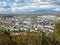 View of the city of Petropavlovsk-Kamchatsky from Mishennaya Sopka. Kamchatka Peninsula, Russia