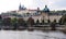 View of the city of Prague Castle, Czech Republic, Europe