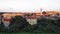 View of the city of Pula from the viewpoints of the Venetian fortress castel - Istria,Croatia / Pogled na grad Pulu sa vidikovaca