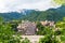 View of The City of Rishikesh and The Holy Ganges River