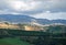 View on City of Ronda with ravine wall in Andalusia, Spain