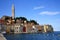 View of the city of Rovinj in Istria