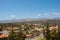 View of the city of Santa Barbara, California, USA