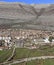 View of city Trebinje from the hill