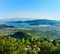 View of the city Volos from Mount Pelion