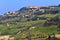 View on city of Volterra, Tuscany