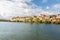 View of the city of Zamora and the Duero river on a sunny day