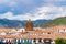 View of the cityscape of Cusco