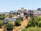 View on Cityscape of historical city Valparaiso, Chile.