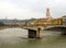 View of cityscape of Verona with Garibaldi bridge