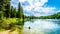 View of Clearwater Lake in Wells Gray Provincial Park, BC, Canada