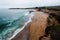 A view from a cliff of a sea stack near Santa Cruz