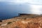 View from the cliffs around Mnajdra temple in Malta.