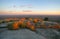 View from Cliffs communiyt at Upstate South Carolina Fall Foliage Lake