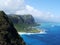 View of cliffs from Makapuu Point Lookout, Oahu, Hawaii